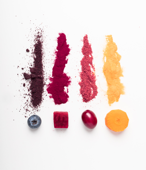 Organic Juices: mixture of flavours Organic Juices: mixture of flavours