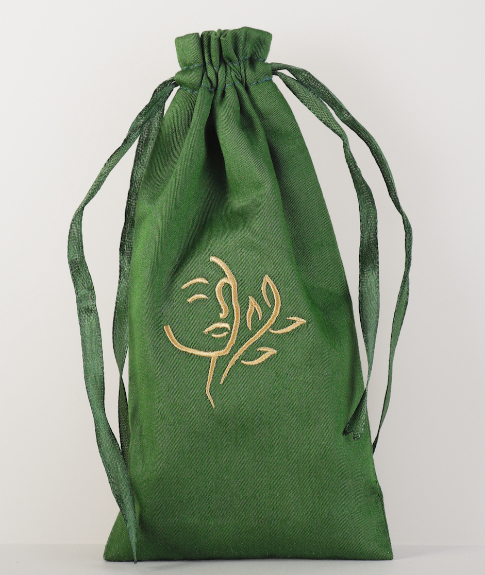 Moroccan Amber Perfume - Large Scent Bag Dark Green