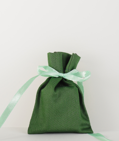 Moroccan Amber Perfume - Small Scent Bag Dark Green